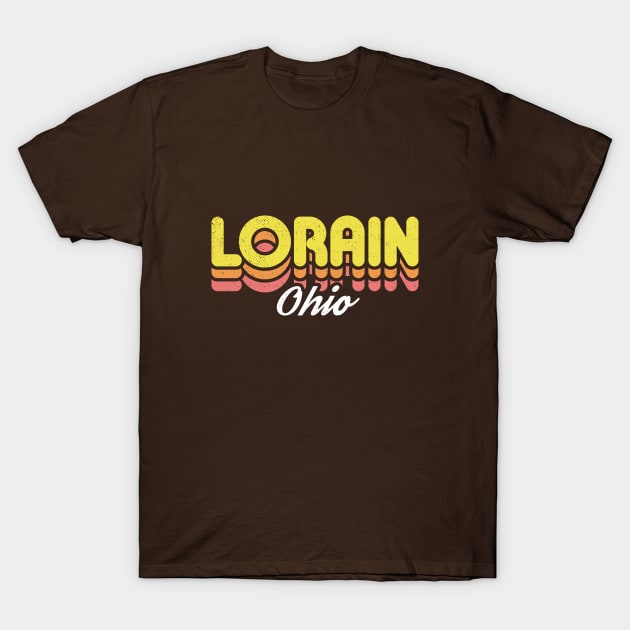 Retro Lorain Ohio T-Shirt by rojakdesigns